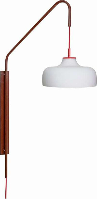 - Current Vegglampe Red/Maroon
