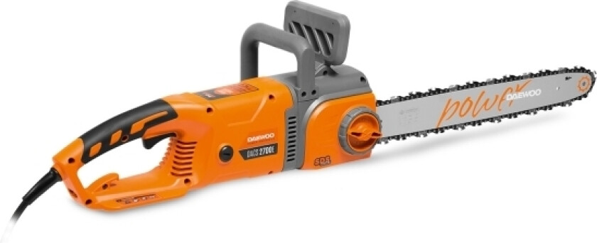 Daewoo Dacs 2700E, 6500 Rpm, 45 Cm, 0,05 Mm, 76,2 / 8 Mm (3 / 8"), Oransje, Sort, 0,25 L