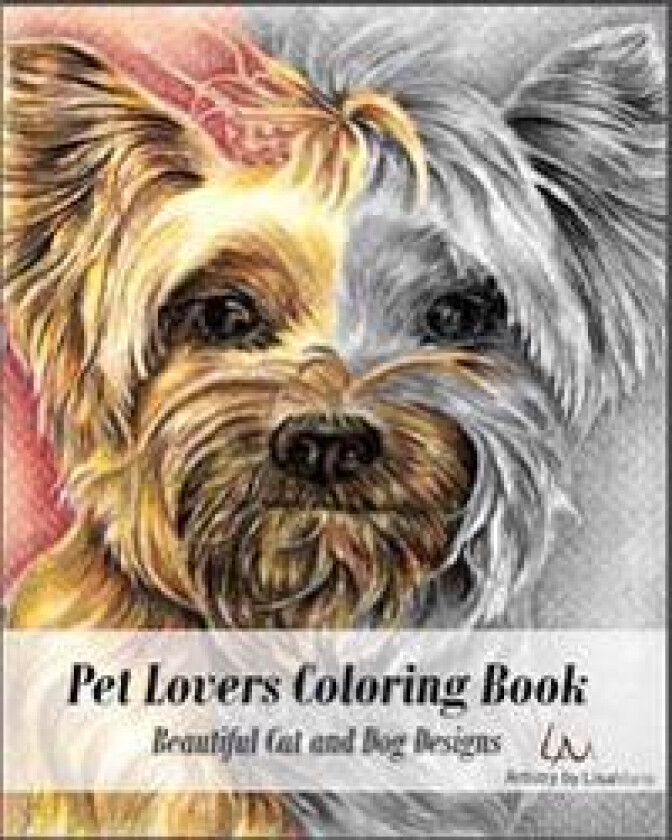 Pet Lovers Coloring Book: Beautiful Grayscale Cat and Dog Designs for Coloring