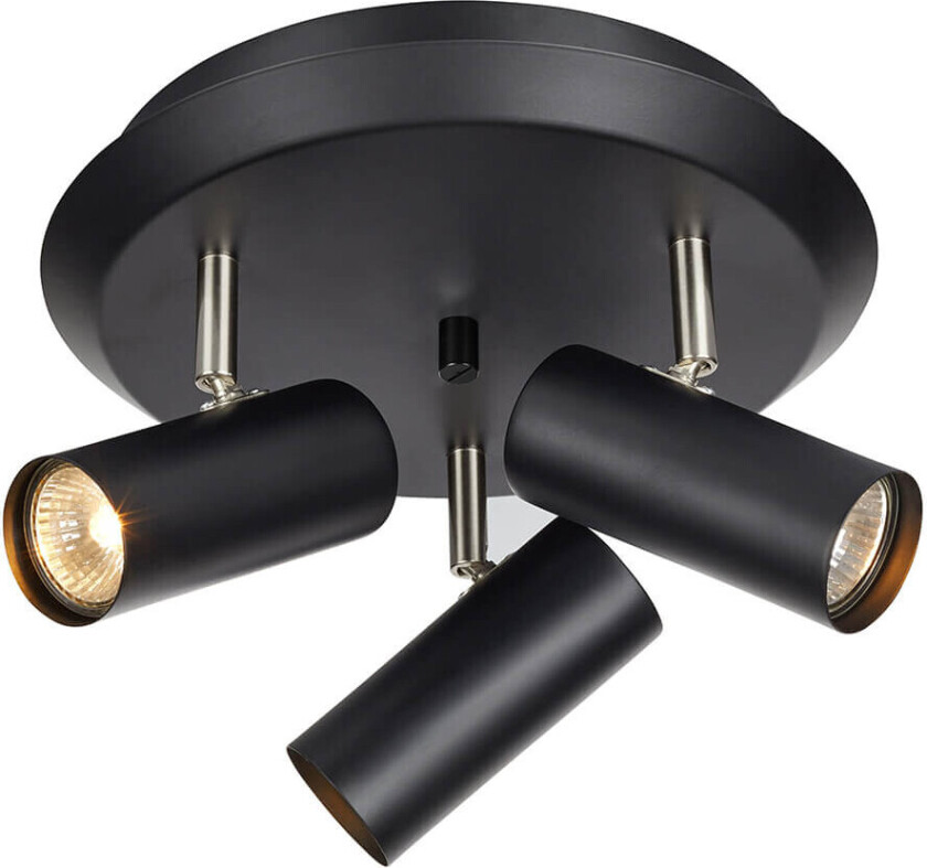 - Barcelona Taklampe 3L Black