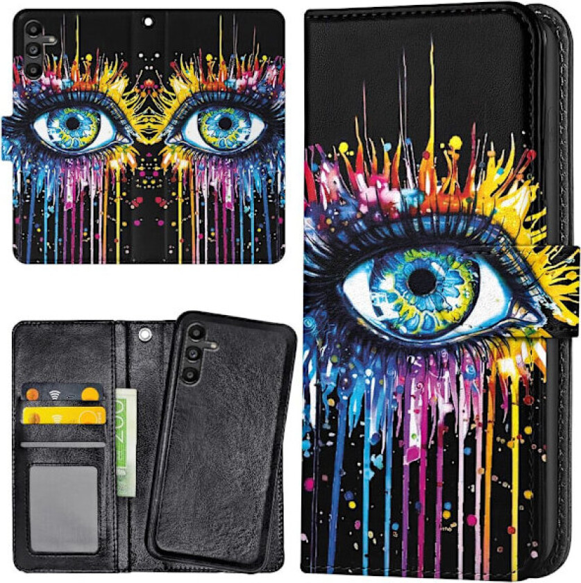 Samsung Galaxy A55 5G - Lommebok Deksel Rennende Øye