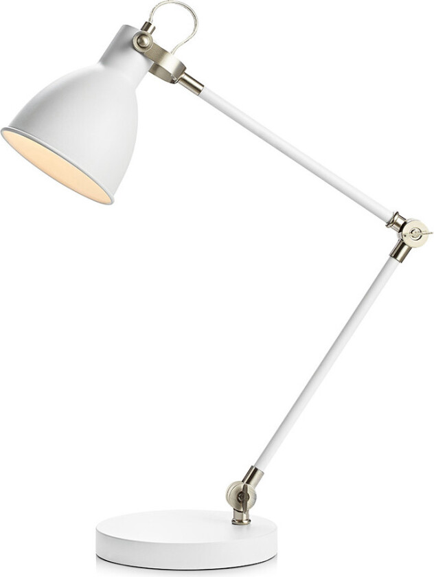 - House Bordlampe White/Steel
