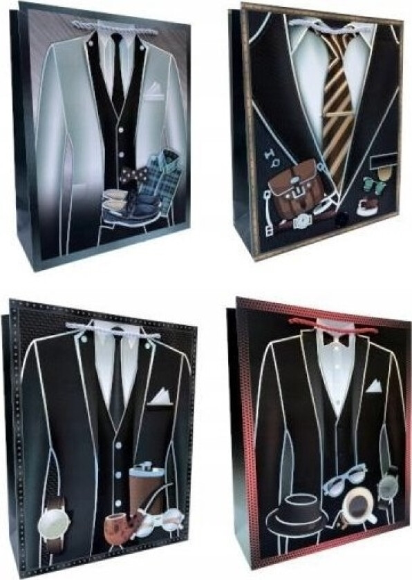 Ju-Piter Herre Gavepose 9853A 30X40x12cm P12, Pris For 1 Stk.