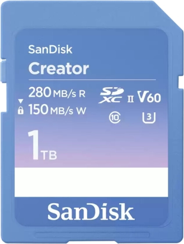 Bilde av Sandisk Creator Sd-Uhs-Ii Karte 1Tb