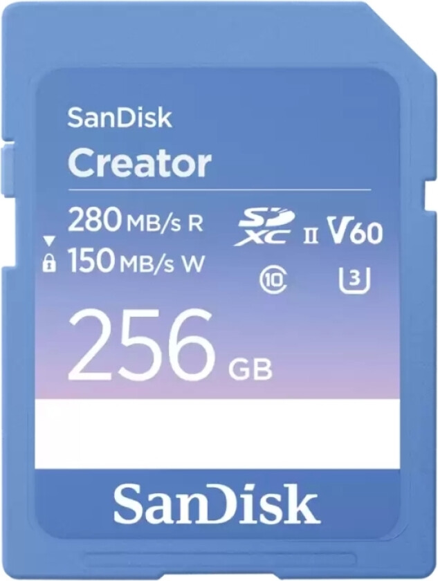 Sandisk Creator Sd-Uhs-Ii Karte 256Gb