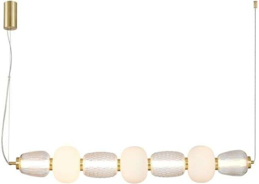 - Pearl 7 Pendel Amber/Gold