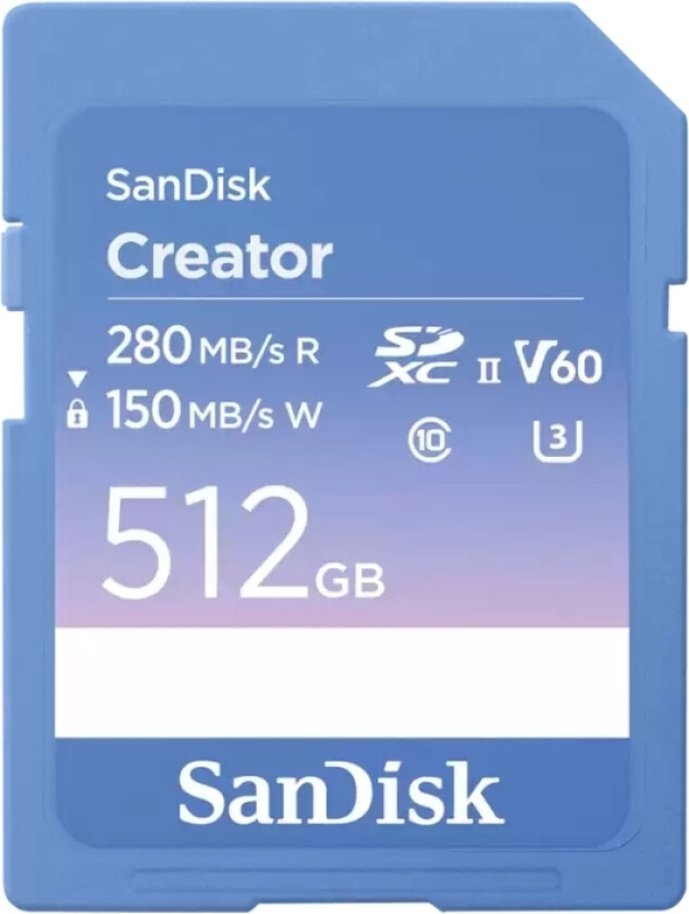 Sandisk Creator Sd-Uhs-Ii Karte 512Gb