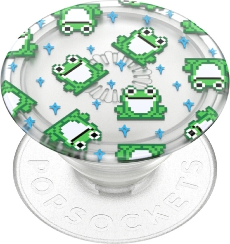 Popsockets Plantcore Grip 8 Bit Frogs 806485 Telefonholder Og Stativ