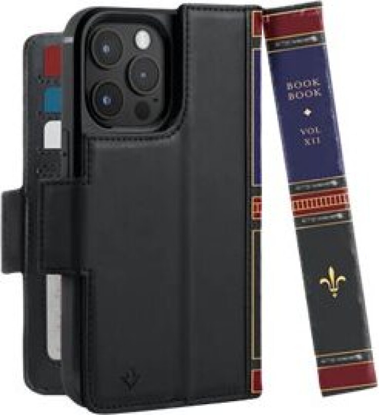 Deklas Twelve South Bookbook Su Magsafe, Skirta Iphone 14 Plus Juoda