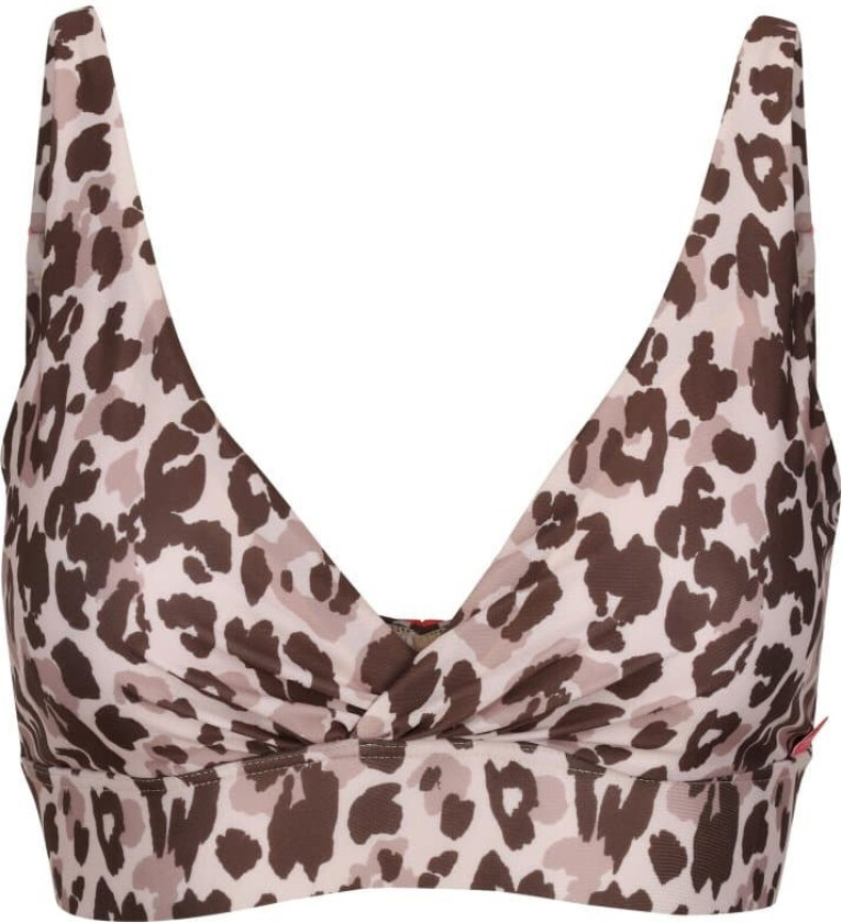 Womens/Ladies Paloma Leopard Print Bikini Top