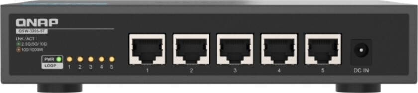Qnap Qsw-3205-5T 5 Ports 10Gbe Rj45 Unmanaged Switch