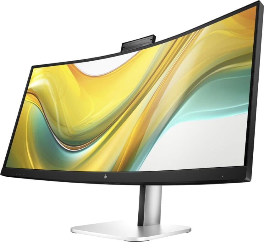 Hp 534Pm - Led-Skjerm - 34" - 3440 X 1440 - 5 Ms - Kullsort, Naturlig Sølv (Stativ)