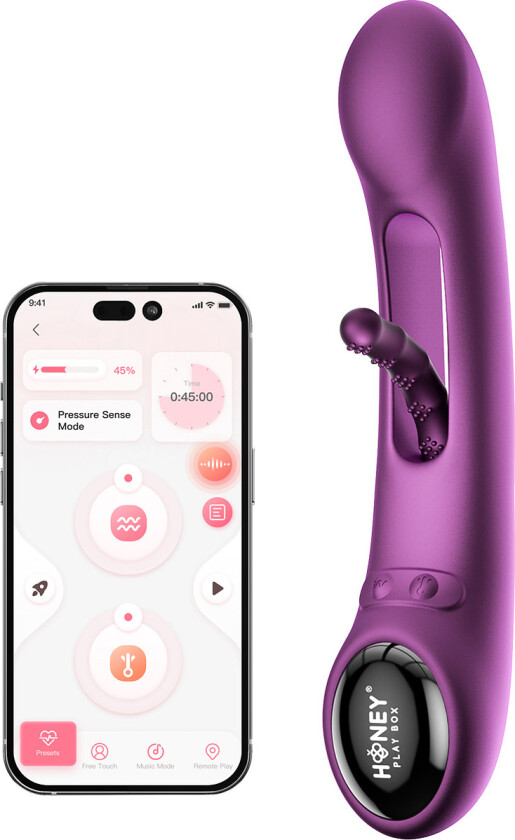 HoneyPlayBox: Tempo, App-Controlled Tapping G-Spot Vibrator