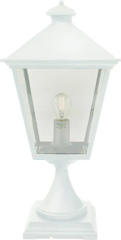 - London Utendørs Hage Lampe Stor Hvit