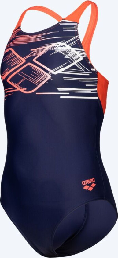 badedrakt til jenter - Pastime - Mørkeblå/rosa