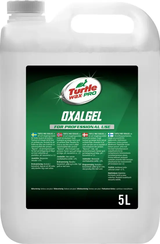 TURTLE WAX PRO OXALGEL 5L