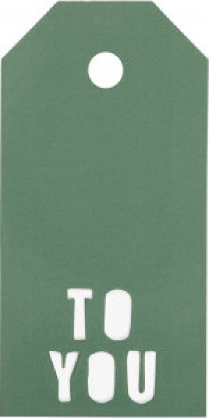 Manillamerker To You Grønn 5x10cm - 15 stk.