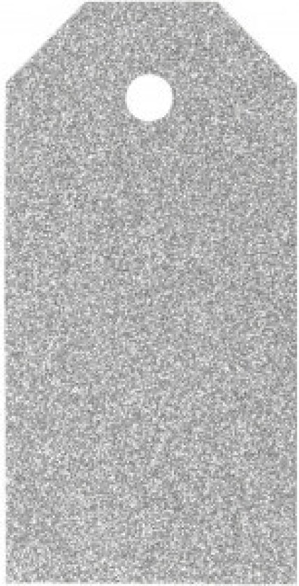 Bilde av Manillamerker Glitter Sølv 5x10cm - 15 stk.