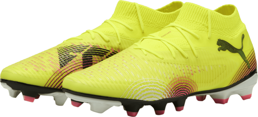 Bilde av FUTURE 8 Pro FG/AG Q2 25, fotballsko gress og kunstgress, herre Yellow Alert-Black