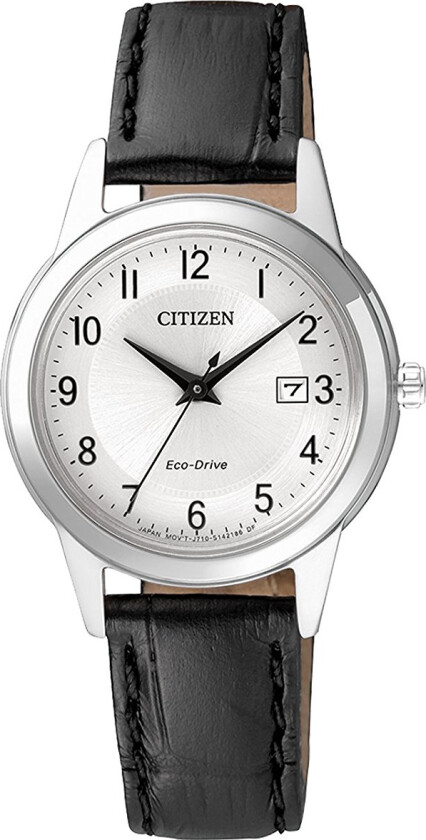 Dameklokke FE1081-08A Leather Sølvfarget/Lær Ø30 mm