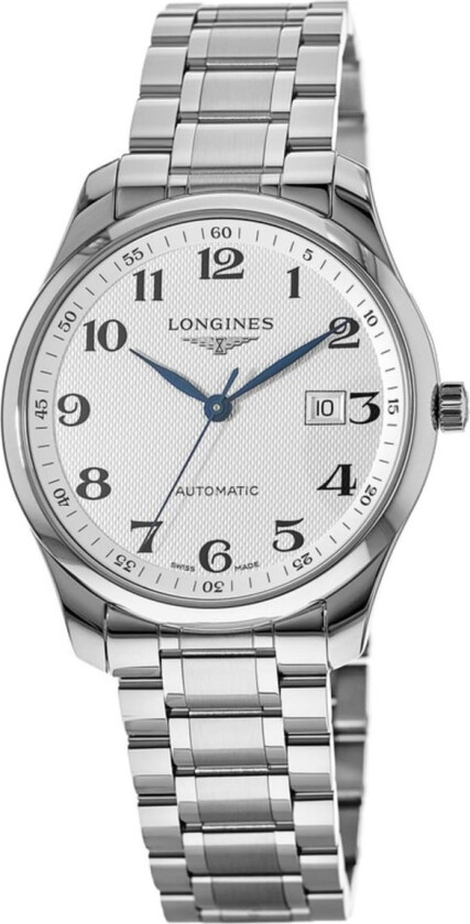 Herreklokke L2.893.4.78.6 Master Sølvfarget/Stål Ø42 mm