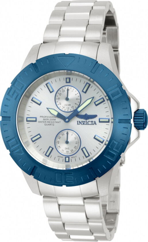 Herreklokke 14059 Pro Diver Sølvfarget/Stål Ø44 mm