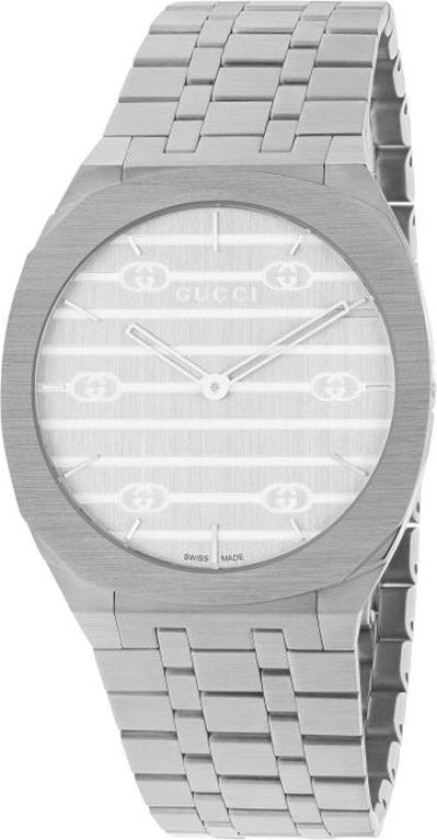 25H Dameklokke YA163402 Hvit/Stål Ø34 mm