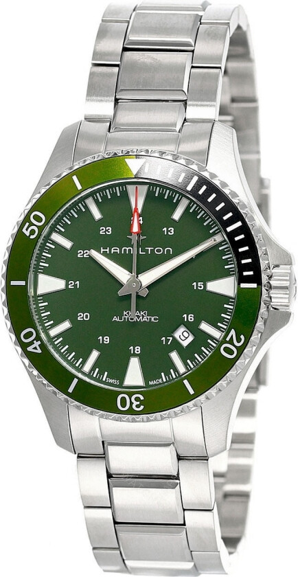 Herreklokke H82375161 Khaki Navy Grønn/Stål Ø40 mm