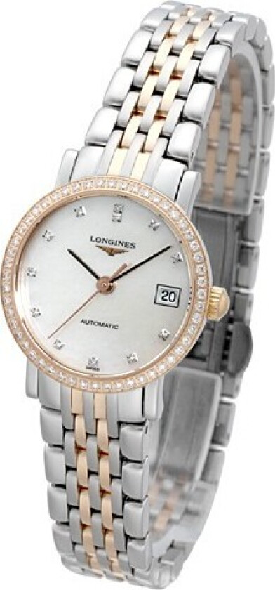 Dameklokke L4.309.5.88.7 Elegant Hvit/Stål Ø25.5 mm