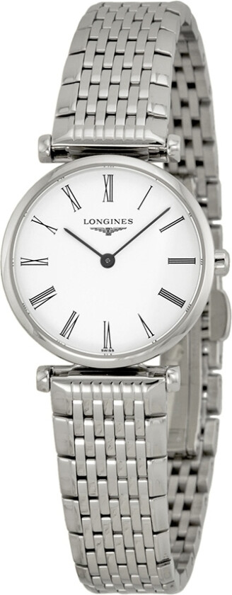 Dameklokke L4.209.4.11.6 Grande Classique Hvit/Stål Ø24 mm
