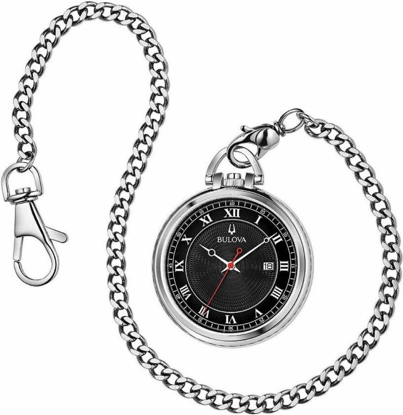 Herreklokke 96B308 Sort Ø46 mm