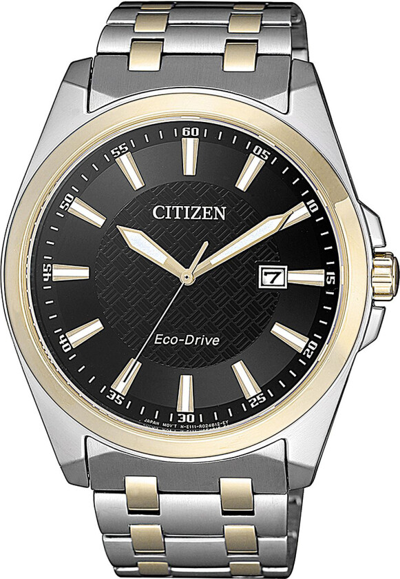 Herreklokke BM7109-89E Eco Drive 180 Sort/Gulltonet stål