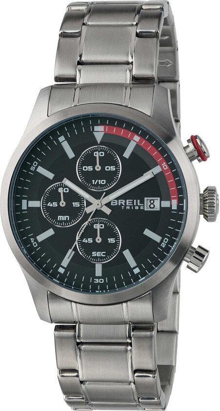Herreklokke EW0411 Tribe Sort/Stål Ø42 mm