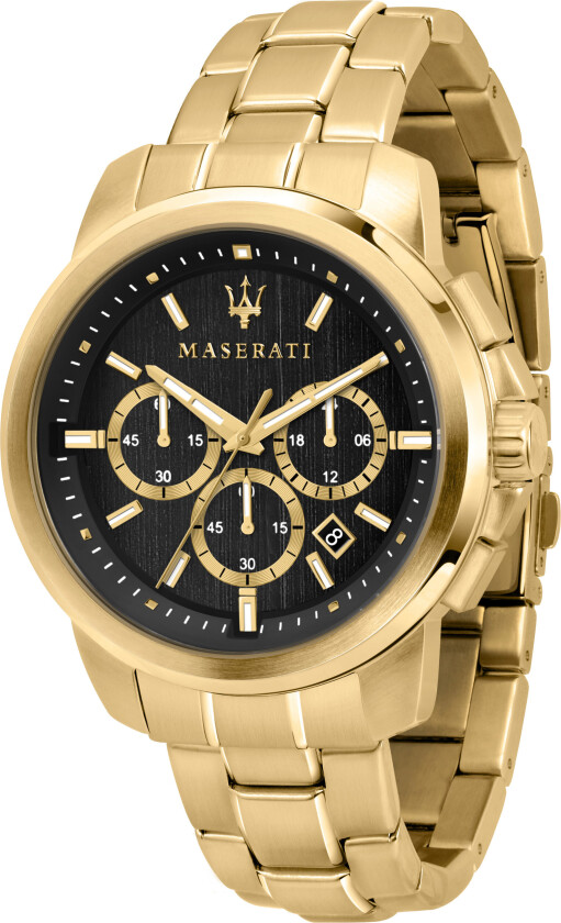 Herreklokke R8873621013 Successo Sort/Gulltonet stål Ø44 mm