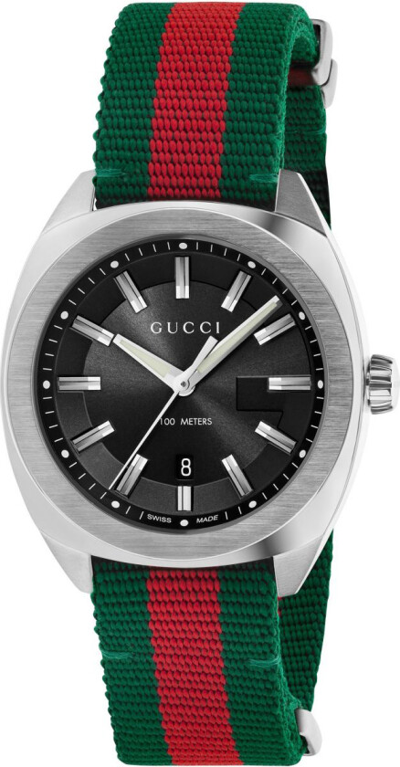 Herreklokke YA142305 Sort/Tekstil Ø41 mm