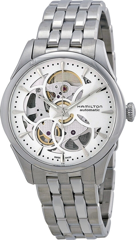 Dameklokke H32405111 Hvit/Stål Ø39 mm