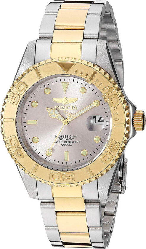 Herreklokke 29943 Pro Diver Grå/Gulltonet stål Ø37.5 mm