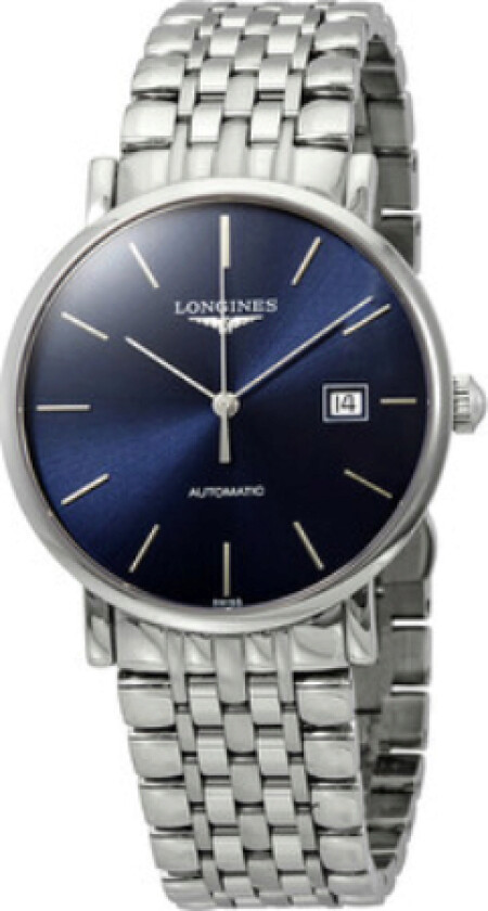 Herreklokke L4.910.4.92.6 Elegant Blå/Stål Ø39 mm