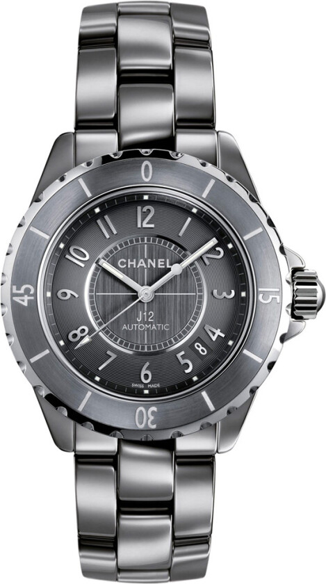 Dameklokke H2979 J12 Chromatic Sort/Keramik Ø38 mm