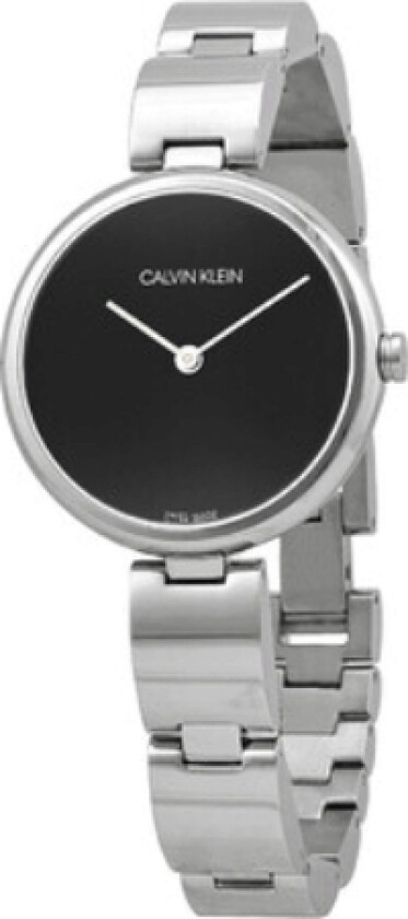 Dameklokke K9U23141 Sort/Stål Ø32 mm