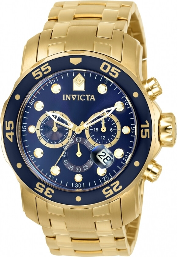 Herreklokke 0073 Pro Diver Blå/Stål Ø48 mm