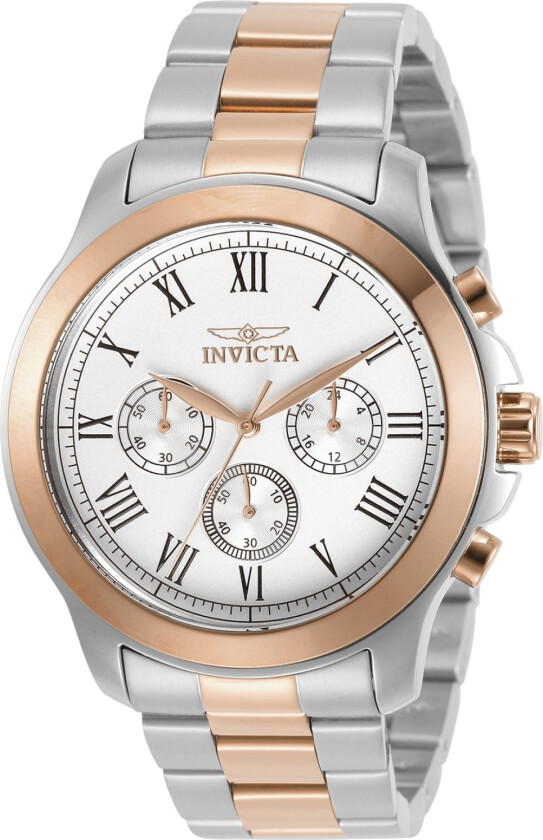 Herreklokke 21660 Specialty Sølvfarget/18 karat rosé gull