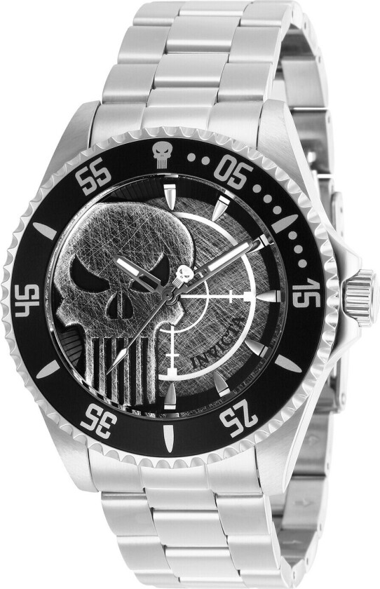 Herreklokke 29693 Marvel Grå/Stål Ø44 mm