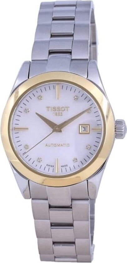 Dameklokke T930.007.41.116.00 T-Gold Hvit/Stål Ø29 mm