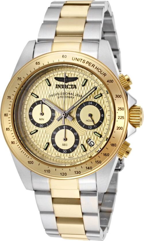 Herreklokke 14930 Speedway Gull/Gulltonet stål Ø39.5 mm