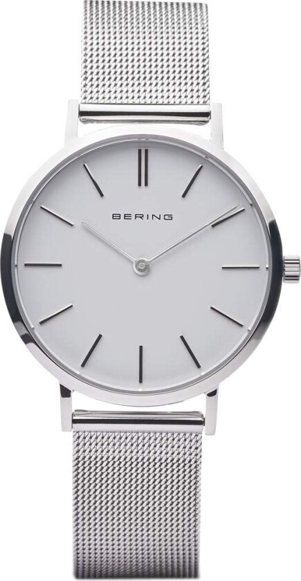 Dameklokke 14134-004 Classic Sølvfarget/Stål Ø34 mm