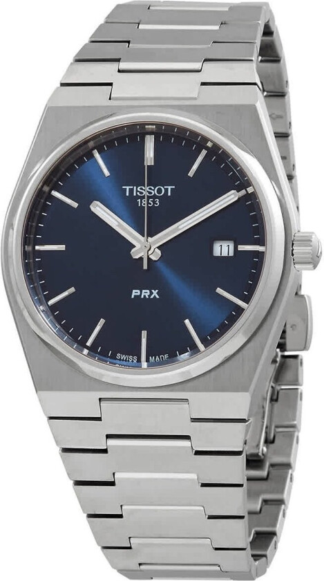Herreklokke T137.410.11.041.00 Prx Blå/Stål Ø40 mm