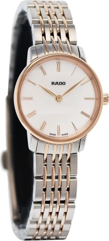 Dameklokke R22897933 Coupole Hvit/Rose-gulltonet stål Ø27 mm