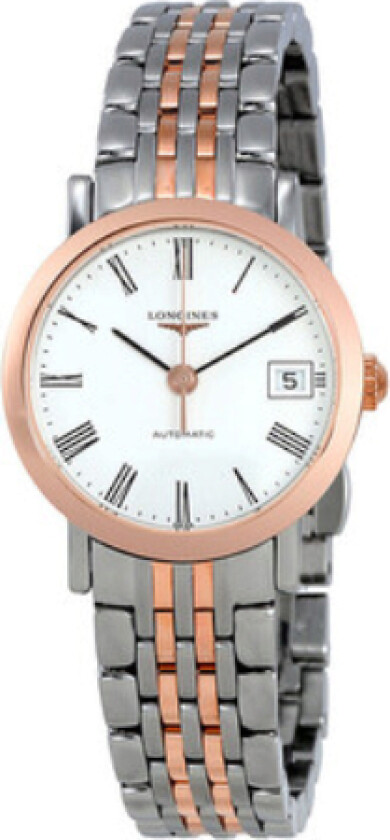 Dameklokke L4.309.5.11.7 Elegant Hvit/Stål Ø25.5 mm