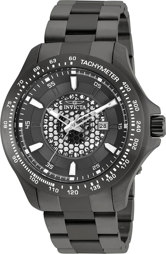 Herreklokke 25339 Speedway Grå/Stål Ø48 mm